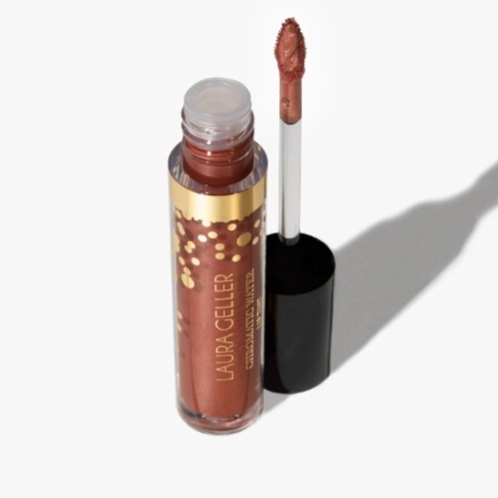 LAURA GELLAR CHROMATIC WATER LIP TINT - Amaretto NIB